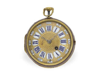 Taschenuhr: rare Oignon mit Schlagwerk, Naudin Paris, verzeichnet 1812-1825