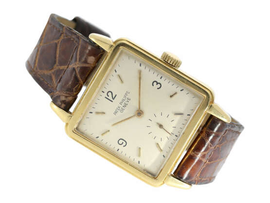 Armbanduhr: sehr seltene vintage Herrenarmbanduhr von Patek Philippe aus den 40er-Jahren, Ref. 2422, Handaufzug - Foto 1