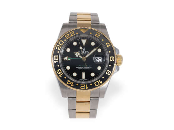 Armbanduhr: Rolex GMT Master II, Ref. 116713LN in Stahl/Gold - фото 2