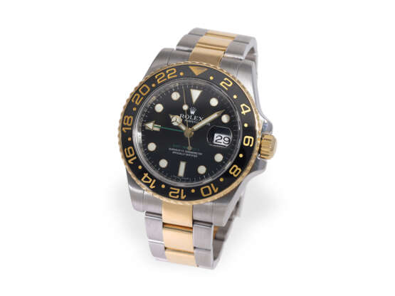 Armbanduhr: Rolex GMT Master II, Ref. 116713LN in Stahl/Gold - фото 4