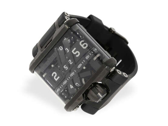 Neuwertige Armbanduhr, Devon "Tread 1" Modell E, Rotating Belt Time Display, ungetragen - Foto 4