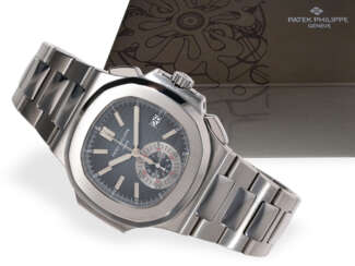 Armbanduhr: hochwertige Patek Philippe Nautilus Ref. 5980/A1-001 "Geneva Seal" 2009