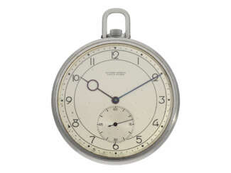 Taschenuhr: extrem rare Ulysse Nardin Beobachtungsuhr mit Stahlgehäuse, ca.1920