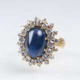 Vintage Saphir-Brillant-Ring - photo 1