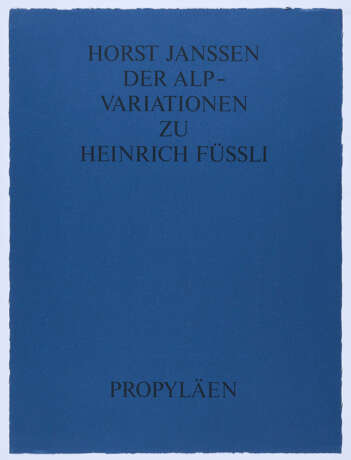 Horst Janssen (1929 Hamburg - 1995 Hamburg). Der Alp. Variationen zu Heinrich Füssli - фото 8