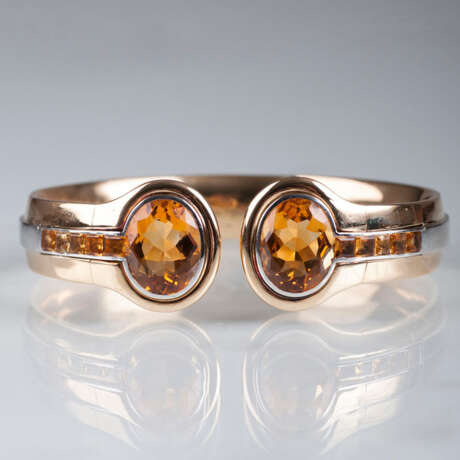 Vintage Saphir-Brillant-Ring - Foto 1