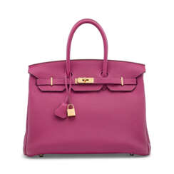A TOSCA TOGO LEATHER BIRKIN 35 WITH GOLD HARDWARE