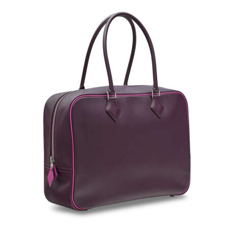 A RAISIN & CYCLAMEN EPSOM LEATHER PLUME 32 WITH PALLADIUM HARDWARE - фото 2