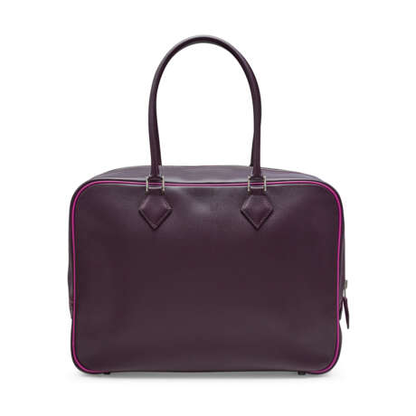 A RAISIN & CYCLAMEN EPSOM LEATHER PLUME 32 WITH PALLADIUM HARDWARE - фото 3