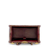 A ROUGE H CALF BOX LEATHER SAC MALETTE WITH GOLD HARDWARE - photo 4