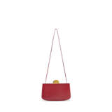 A ROUGE VIF EPSOM LEATHER LES PARACHUTISTES SAC Á MALICE WITH GOLD HARDWARE - photo 3