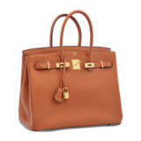 A CUIVRE TOGO LEATHER BIRKIN 35 WITH GOLD HARDWARE - фото 2