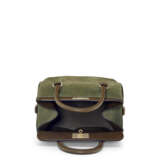 A LIMITED EDITION VERT DE GRIS SWIFT LEATHER & VEAU DOBLIS GRIZZLY TOOLBOX 26 WITH PERMABRASS HARDWARE - фото 4