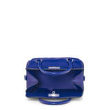 A BLEU ÉLECTRIQUE NOVILLO LEATHER TOOLBOX 26 WITH PALLADIUM HARDWARE - фото 3