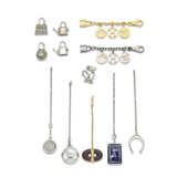 A GROUP OF TWELVE BAG CHARMS AND CADENAS - фото 1