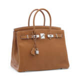 A BARÉNIA FAUBOURG LEATHER BIRKIN 35 WITH PALLADIUM HARDWARE - фото 2