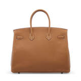 A BARÉNIA FAUBOURG LEATHER BIRKIN 35 WITH PALLADIUM HARDWARE - photo 3