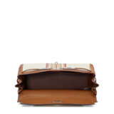 A TOILE & BARÉNIA LEATHER RETOURNÉ KELLY 35 WITH PALLADIUM HARDWARE - photo 4