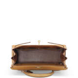 A NATUREL PECARI LEATHER SELLIER KELLY 35 WITH GOLD HARDWARE - Foto 4