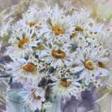 Летний букет Watercolor paper Watercolor on paper Impressionism Flower still life Russia 2022 - photo 2