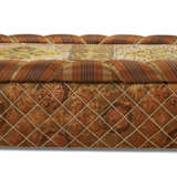 AN UPHOLSTERED OTTOMAN INCORPORATING KAITAG EMBROIDERY - photo 3