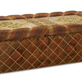 AN UPHOLSTERED OTTOMAN INCORPORATING KAITAG EMBROIDERY - фото 5