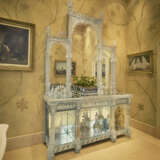 A MONUMENTAL VICTORIAN CUT-GLASS CONSOLE AND MIRROR - photo 1