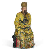 A CHINESE EXPORT POLYCHROME-DECORATED NODDING HEAD FIGURE - Foto 2