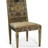 A PAIR OF SOUTH ITALIAN GILT-LEAD AND REVERSE-PAINTED GLASS-MOUNTED GILTWOOD CHAIRS - photo 2