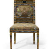 A PAIR OF SOUTH ITALIAN GILT-LEAD AND REVERSE-PAINTED GLASS-MOUNTED GILTWOOD CHAIRS - фото 3