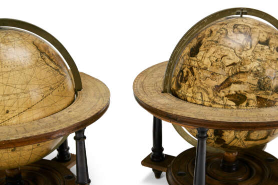 A MATCHED PAIR OF DUTCH TABLE GLOBES - photo 5