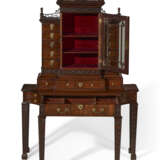 A GEORGE III MAHOGANY SECRETAIRE CABINET-ON-STAND, AFTER A DESIGN BY THOMAS CHIPPENDALE - photo 3