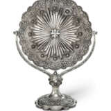 AN OTTOMAN SILVER REPOUSS&#201; MIRROR AND ASSOCIATED VICTORIAN SILVER STAND - photo 2