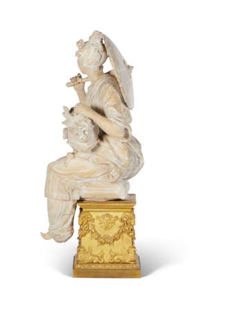 A PAIR OF FRENCH TERRACOTTA CHINOISERIE FIGURES ON ORMOLU BASES - photo 6