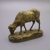 “Ancient statuette of bronze Sheep at pasture France 19th century by P. J. Mene (Pierre Jules Mene)” - photo 1