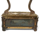 A GEORGE III PASTE-SET AND SILVER-MOUNTED ORMOLU DRESSING TABLE MIRROR WITH AUTOMATON AND MUSICAL MOVEMENT - фото 4