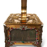 A GEORGE III PASTE-SET AND SILVER-MOUNTED ORMOLU DRESSING TABLE MIRROR WITH AUTOMATON AND MUSICAL MOVEMENT - photo 5