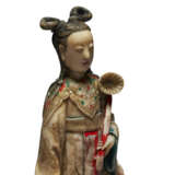 A SET OF SIX CHINESE SOAPSTONE CARVINGS OF IMMORTALS - Foto 2