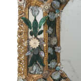 A NORTH ITALIAN GILT-METAL AND COLORED GLASS MIRROR - photo 3