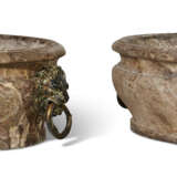 A PAIR OF LOUIS XIV ROUGE ROYALE MARBLE WINE COOLERS - photo 2