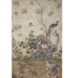 A SET OF SIX CHINESE HAND-PAINTED PAPER PANELS - фото 12