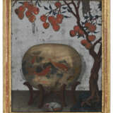 A CHINESE EXPORT REVERSE-PAINTED MIRROR SHADOWBOX - photo 1