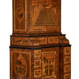 A SOUTH GERMAN BRASS-MOUNTED EBONIZED, BURR BIRCH, FRUITWOOD AND MARQUETRY BUREAU CABINET - photo 12