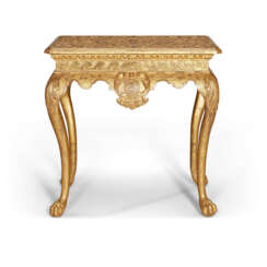 A GEORGE I GILT-GESSO SIDE TABLE