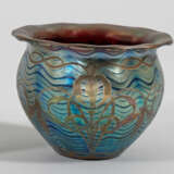 Seltene Jugendstil-Vase mit galvanoplastischem Silberdekor - photo 1