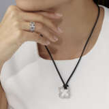 NO RESERVE - CARTIER DIAMOND RING AND PENDENT NECKLACE - photo 8