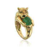 NO RESERVE - CARTIER GOLD RING AND A MULTI-GEM RING - фото 2