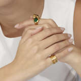 NO RESERVE - CARTIER GOLD RING AND A MULTI-GEM RING - Foto 6