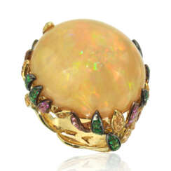 OPAL AND MULTI-GEM RING