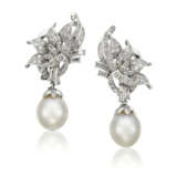 SET OF CULTURED PEARL AND DIAMOND JEWELLERY - фото 4